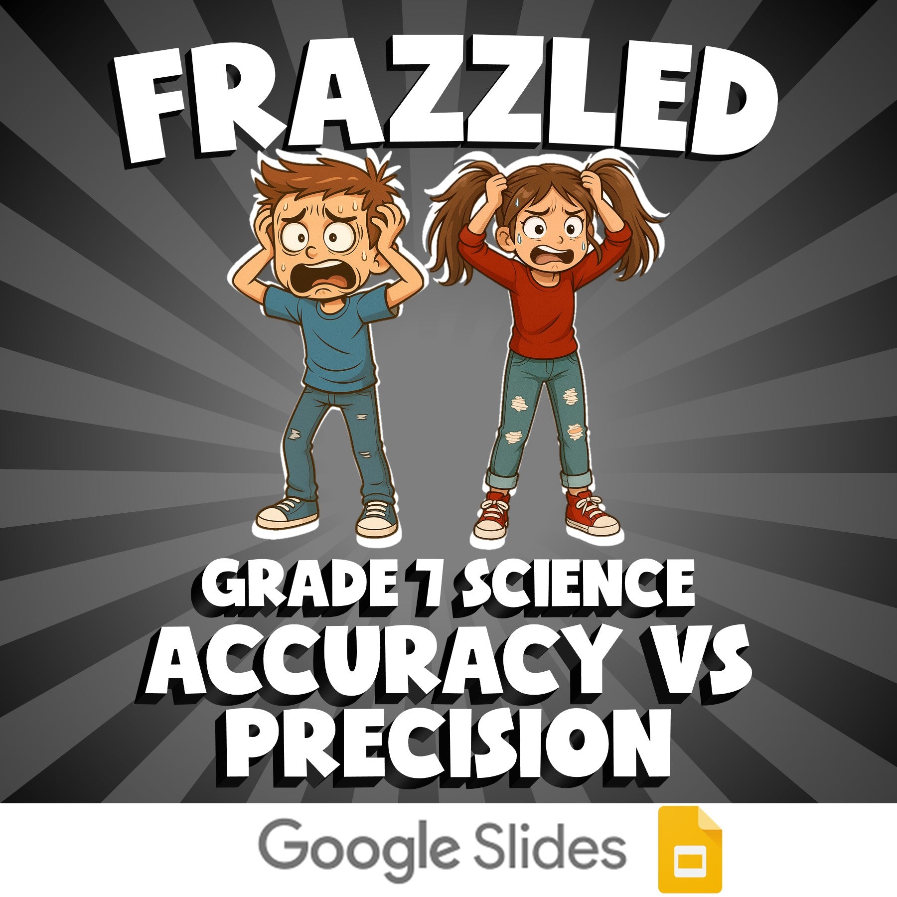 Accuracy vs Precision FRAZZLED Science Game - No Prep Grade 7 Review Activity