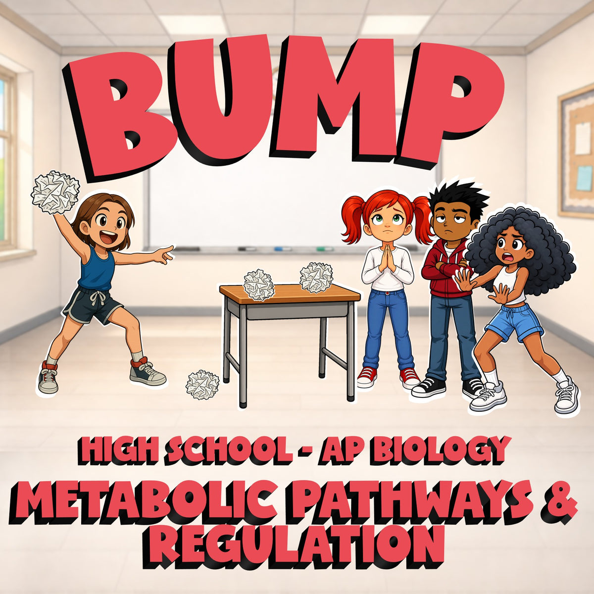 Metabolic Pathways & Regulation BUMP Science Game - No Prep AP Biology Review