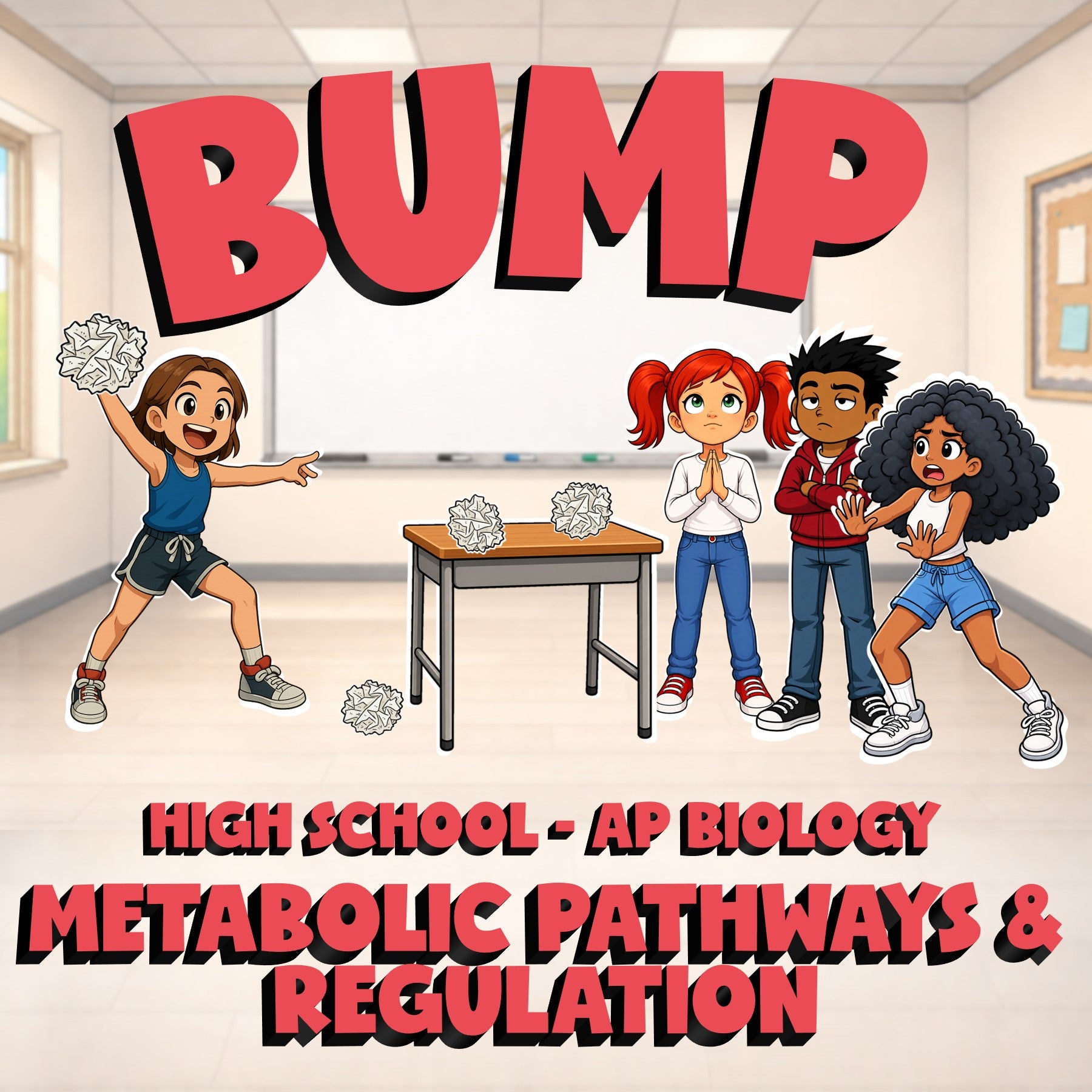 Metabolic Pathways & Regulation BUMP Science Game - No Prep AP Biology Review