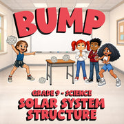 Solar System Structure BUMP Science Game - No Prep Grade 9 Review Activity