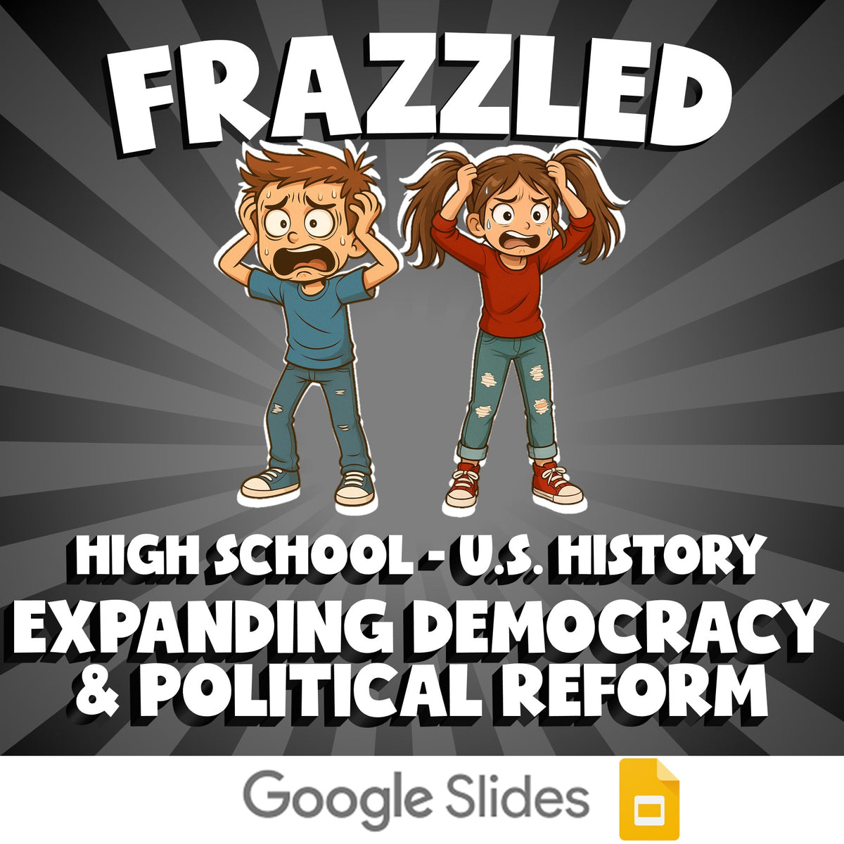 Expanding Democracy & Political Reform FRAZZLED U.S. History Game - No Prep