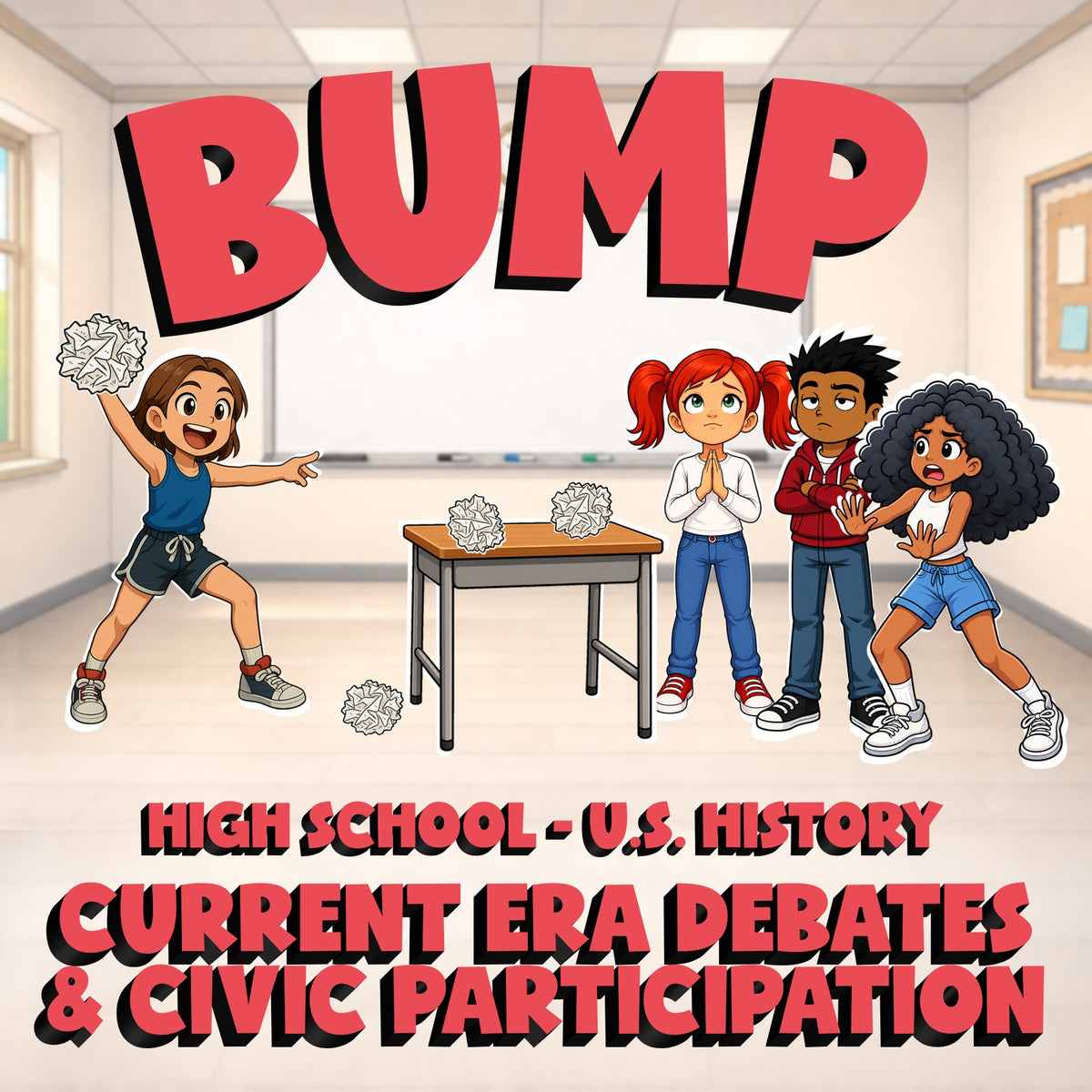 Current Era Debates & Civic Participation BUMP U.S. History Game - No Prep