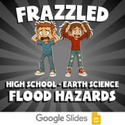 Flood Hazards FRAZZLED Game - No Prep Earth Science Review Activity