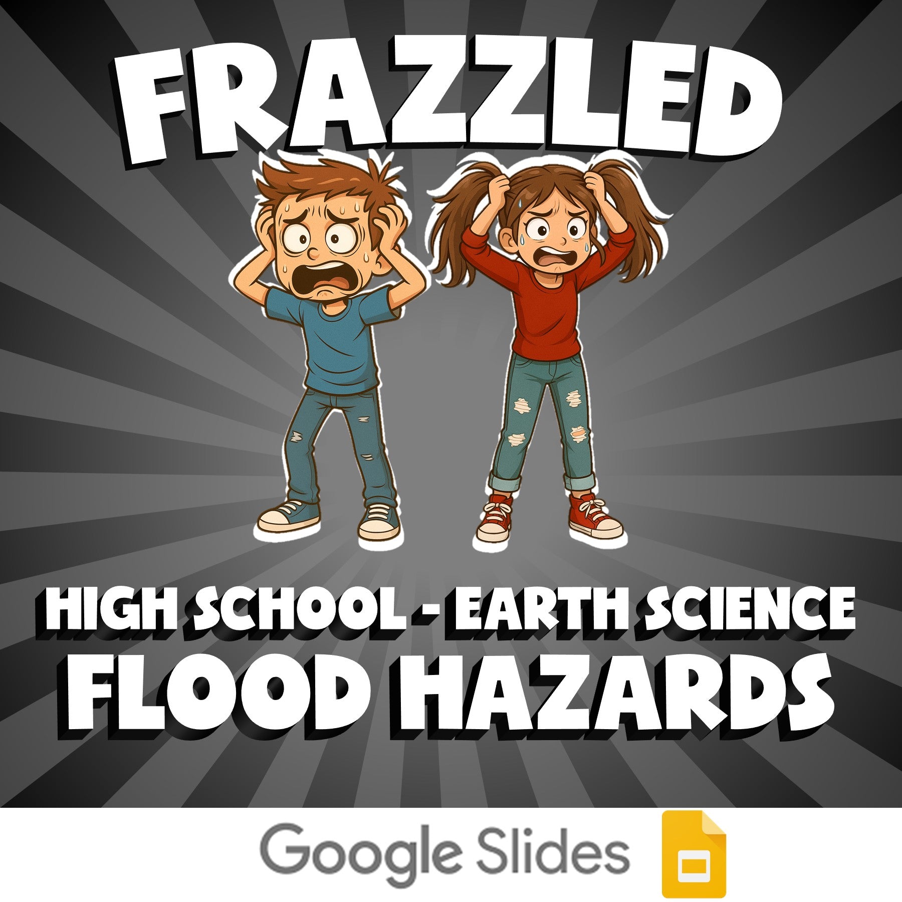 Flood Hazards FRAZZLED Game - No Prep Earth Science Review Activity