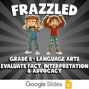 Evaluate Fact, Interpretation & Advocacy FRAZZLED ELA Game - No Prep Grade 11