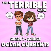 Ocean Currents THE TERRIBLE GAME - No Prep Grade 7 Science Review Activity
