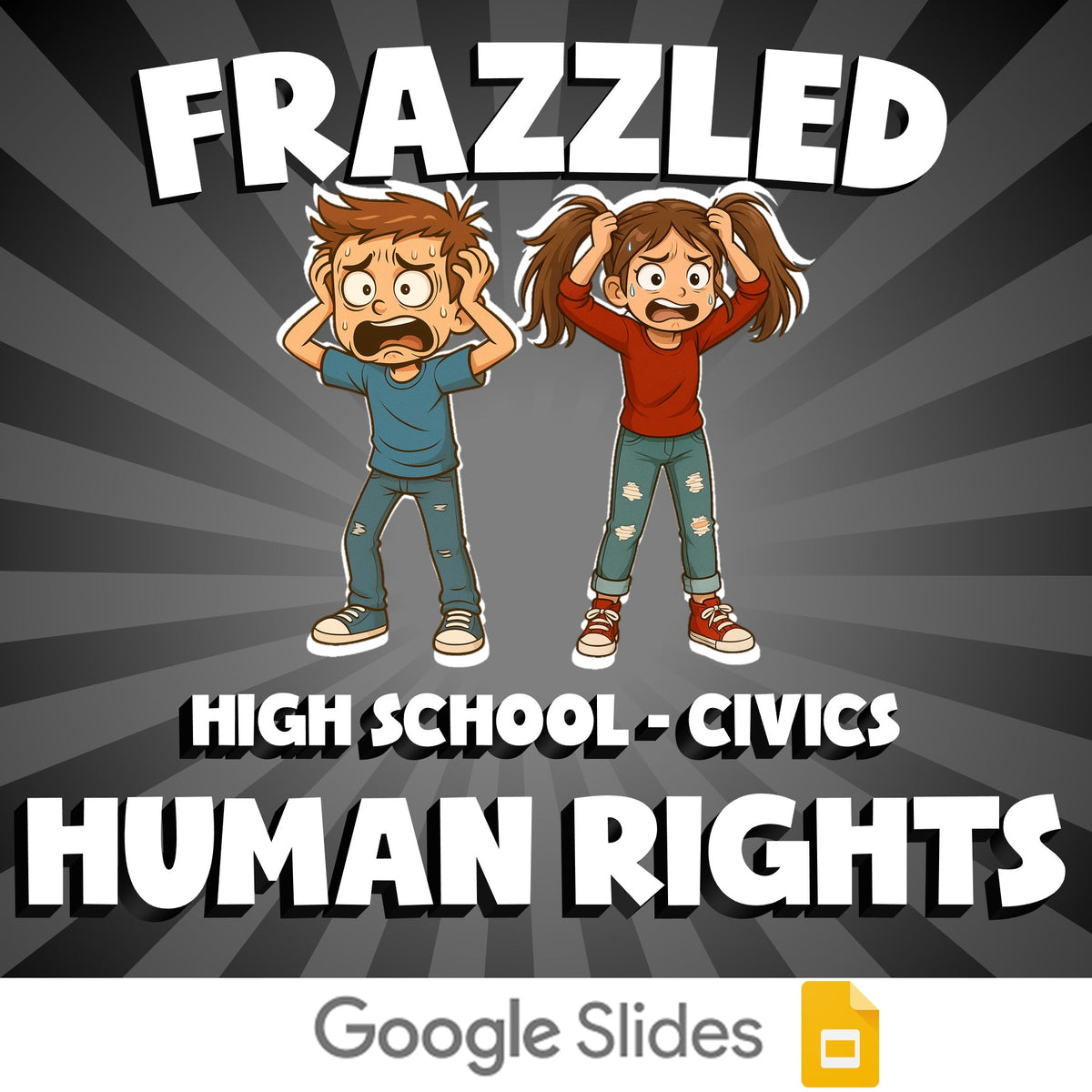 Human Rights FRAZZLED Civics Game - No Prep Review Activity