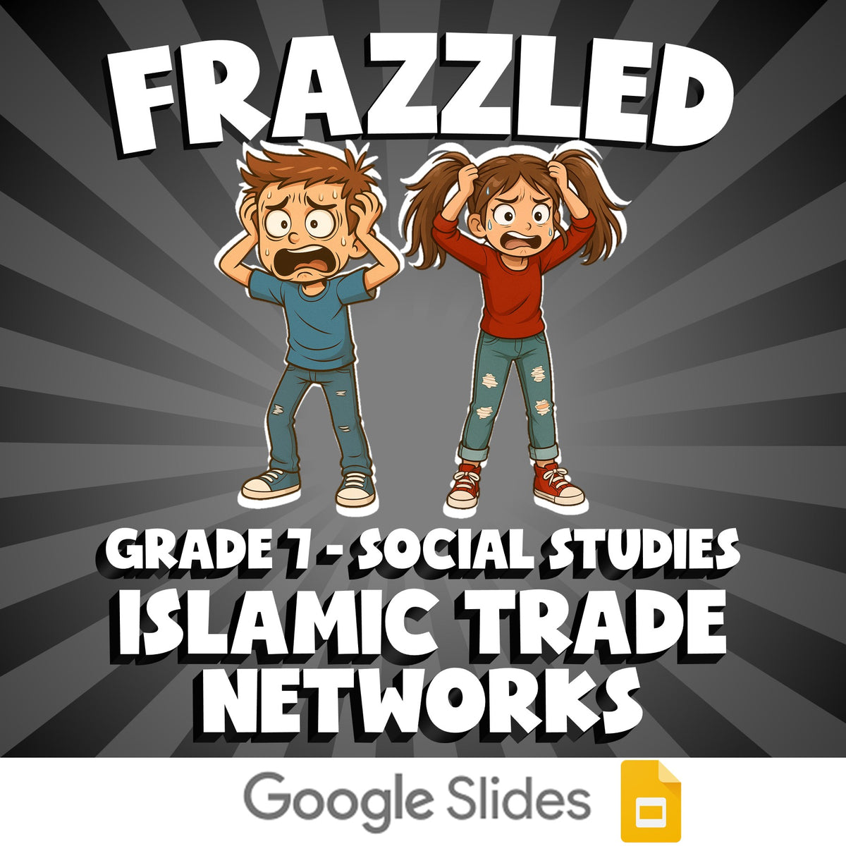 Islamic Trade Networks FRAZZLED Socials Game - No Prep Grade 7 Review Activity