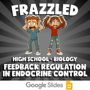 Feedback Regulation in Endocrine Control FRAZZLED Science Game - No Prep Biology