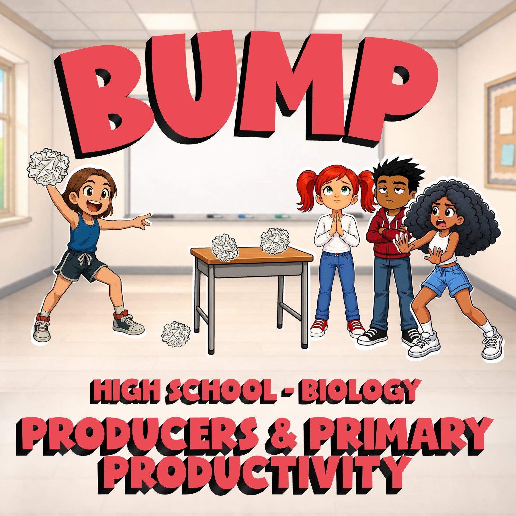 Producers & Primary Productivity BUMP Science Game - No Prep Biology Review