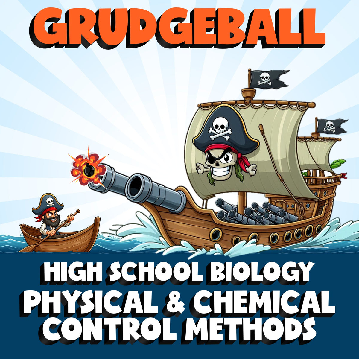 Physical & Chemical Control Methods GRUDGEBALL Science Game - No Prep Biology