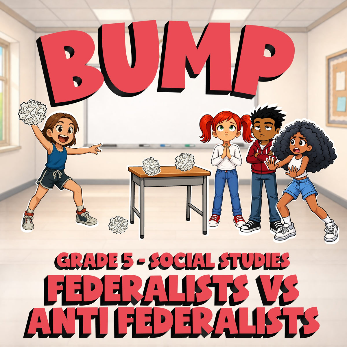 Federalists vs Anti Federalists BUMP Socials Game - No Prep Grade 5 Review