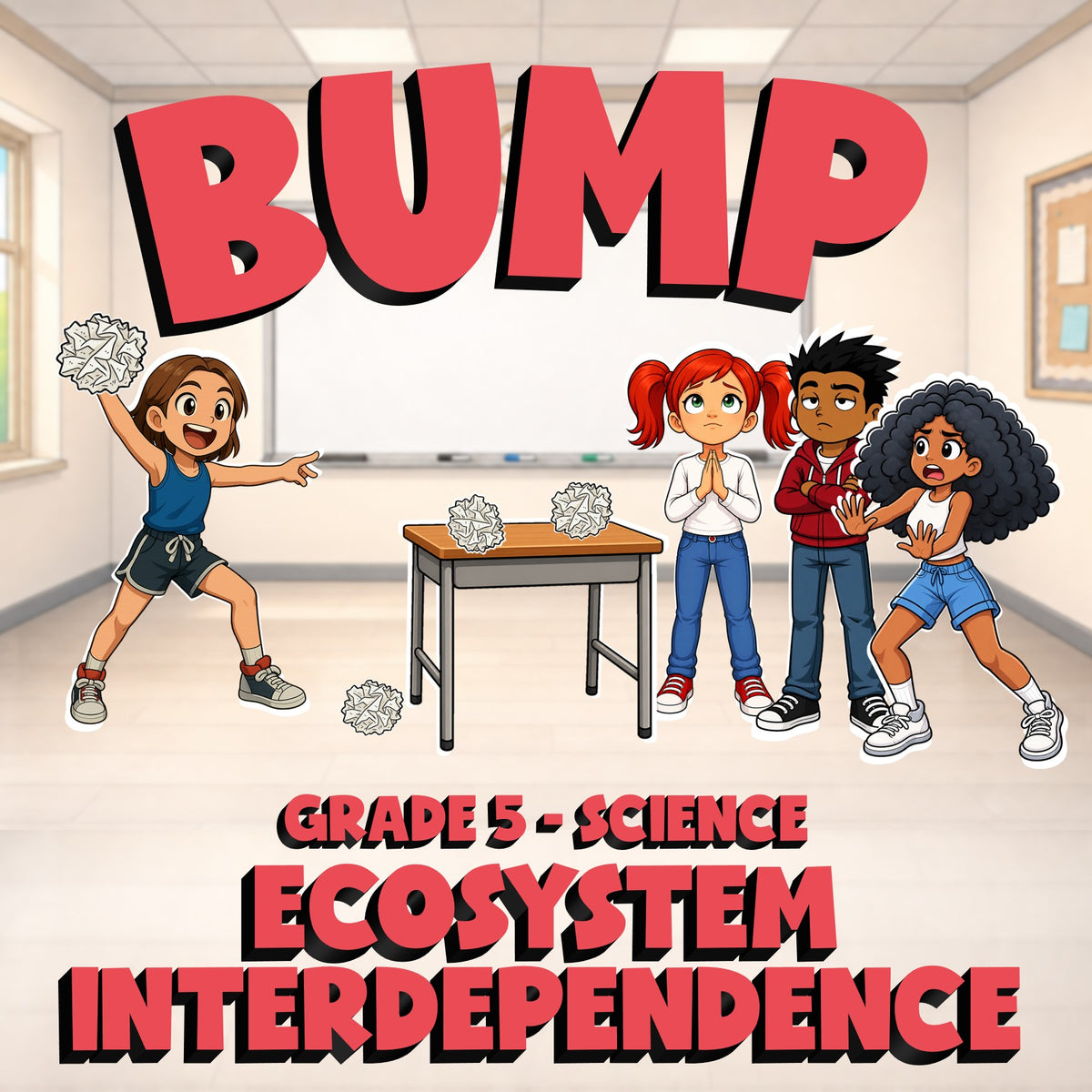 Ecosystem Interdependence BUMP Science Game - No Prep Grade 5 Review Activity