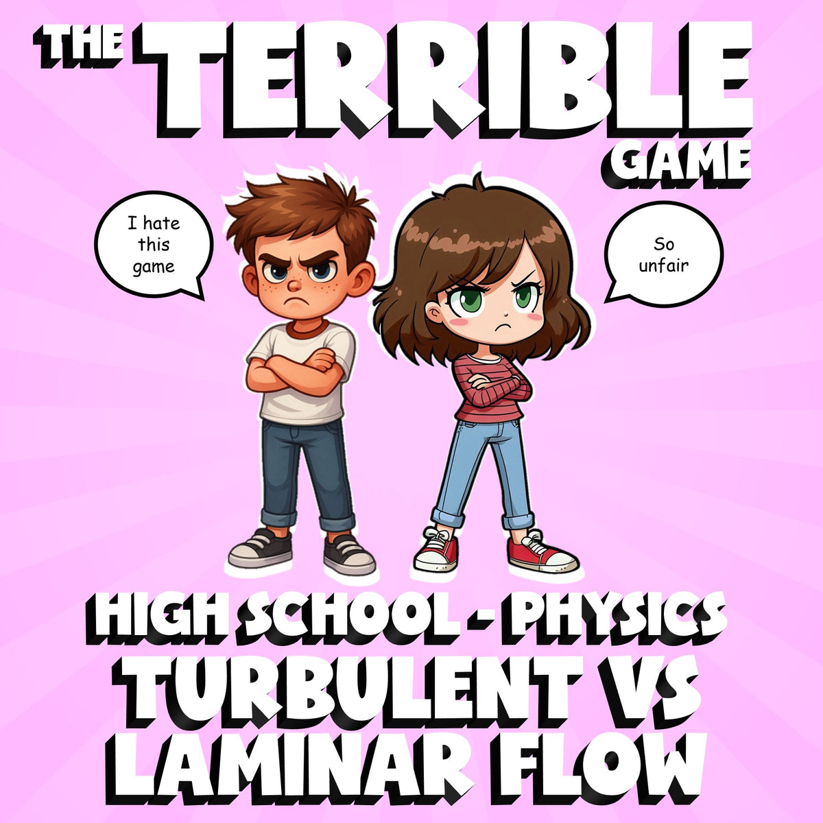 Turbulent vs Laminar Flow THE TERRIBLE GAME - No Prep Physics Science Review