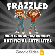Artificial Satellites FRAZZLED Science Game - No Prep Astronomy Review Activity