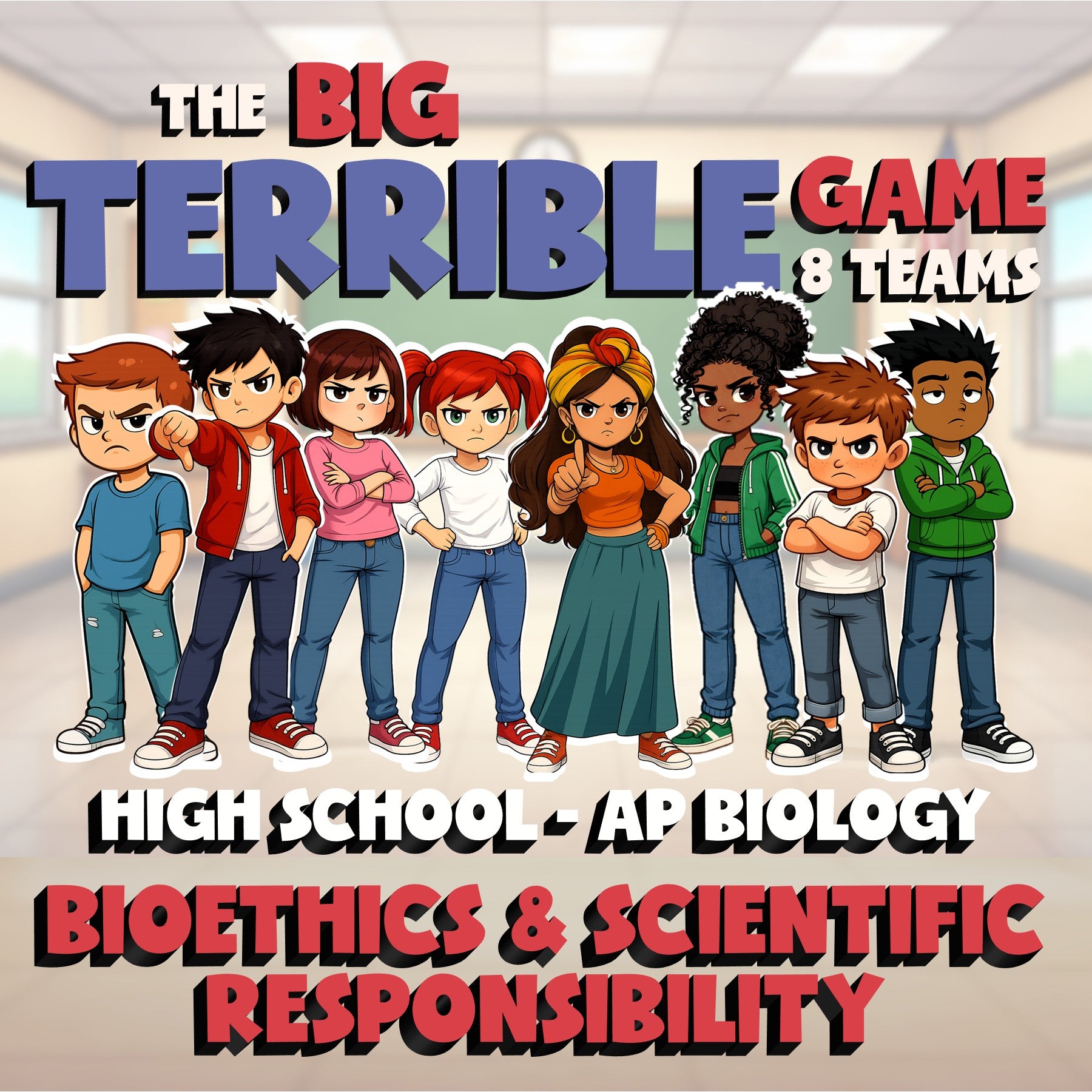 Bioethics & Scientific Responsibility BIG TERRIBLE GAME - AP Biology Review