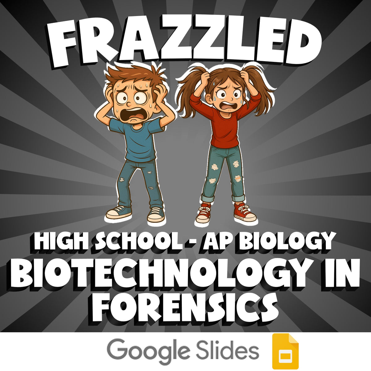 Biotechnology in Forensics FRAZZLED Science Game - No Prep AP Biology Review