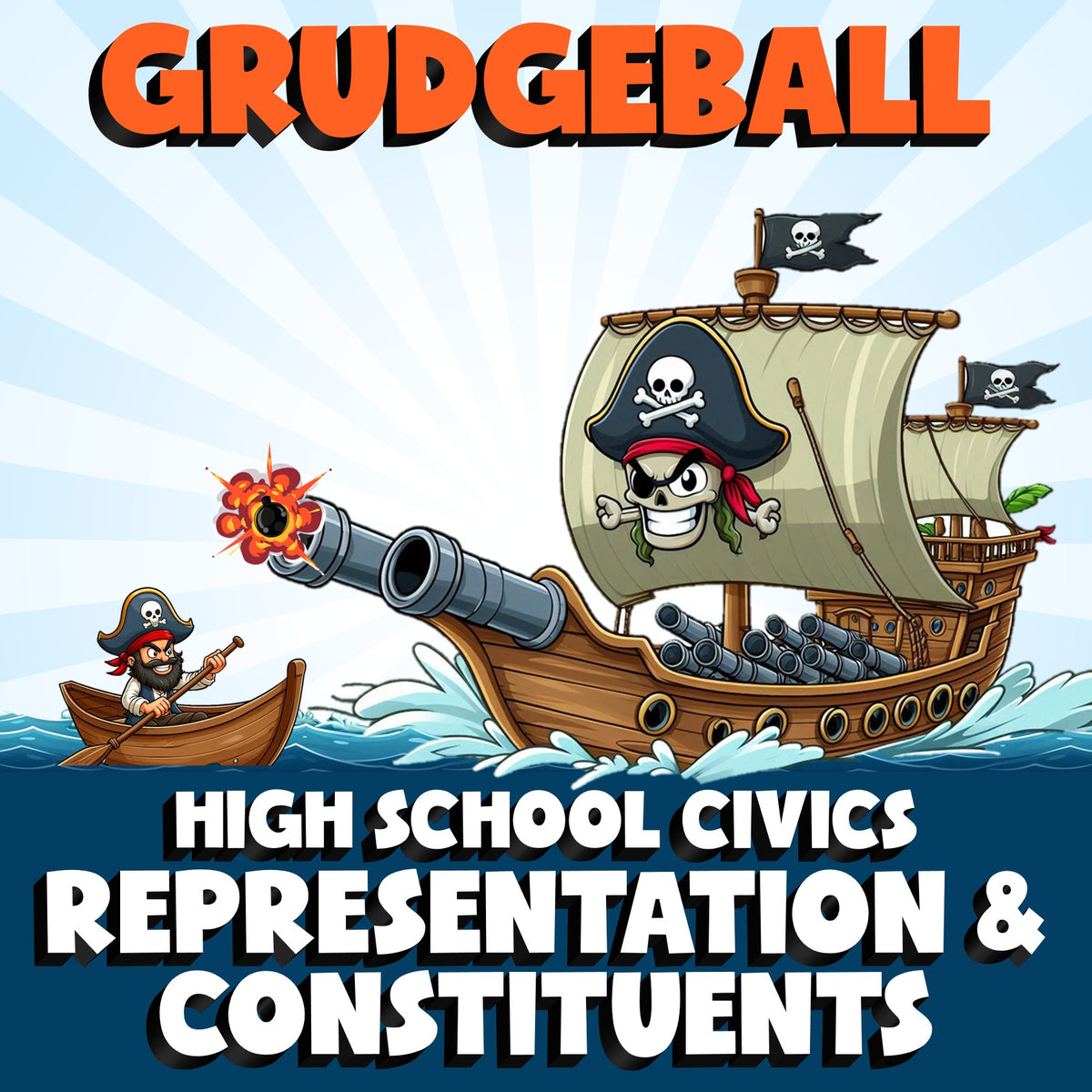 Representation & Constituents GRUDGEBALL Civics Game - No Prep Review Activity