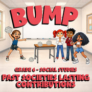 Past Societies Lasting Contributions BUMP Socials Game - No Prep Grade 6 Review
