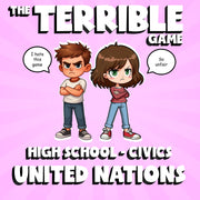 United Nations THE TERRIBLE GAME - No Prep Civics Review Activity