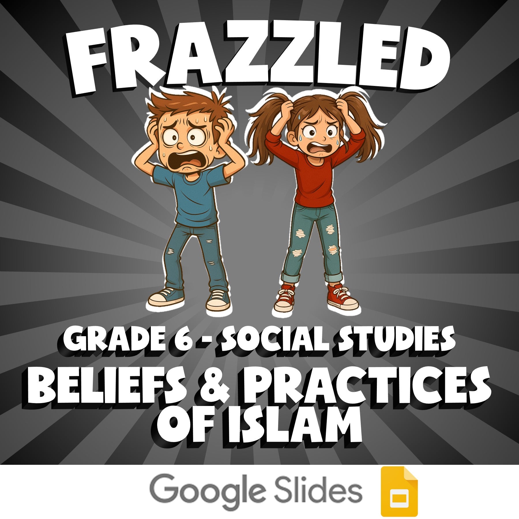Beliefs & Practices of Islam FRAZZLED Socials Game - No Prep Grade 6 Review