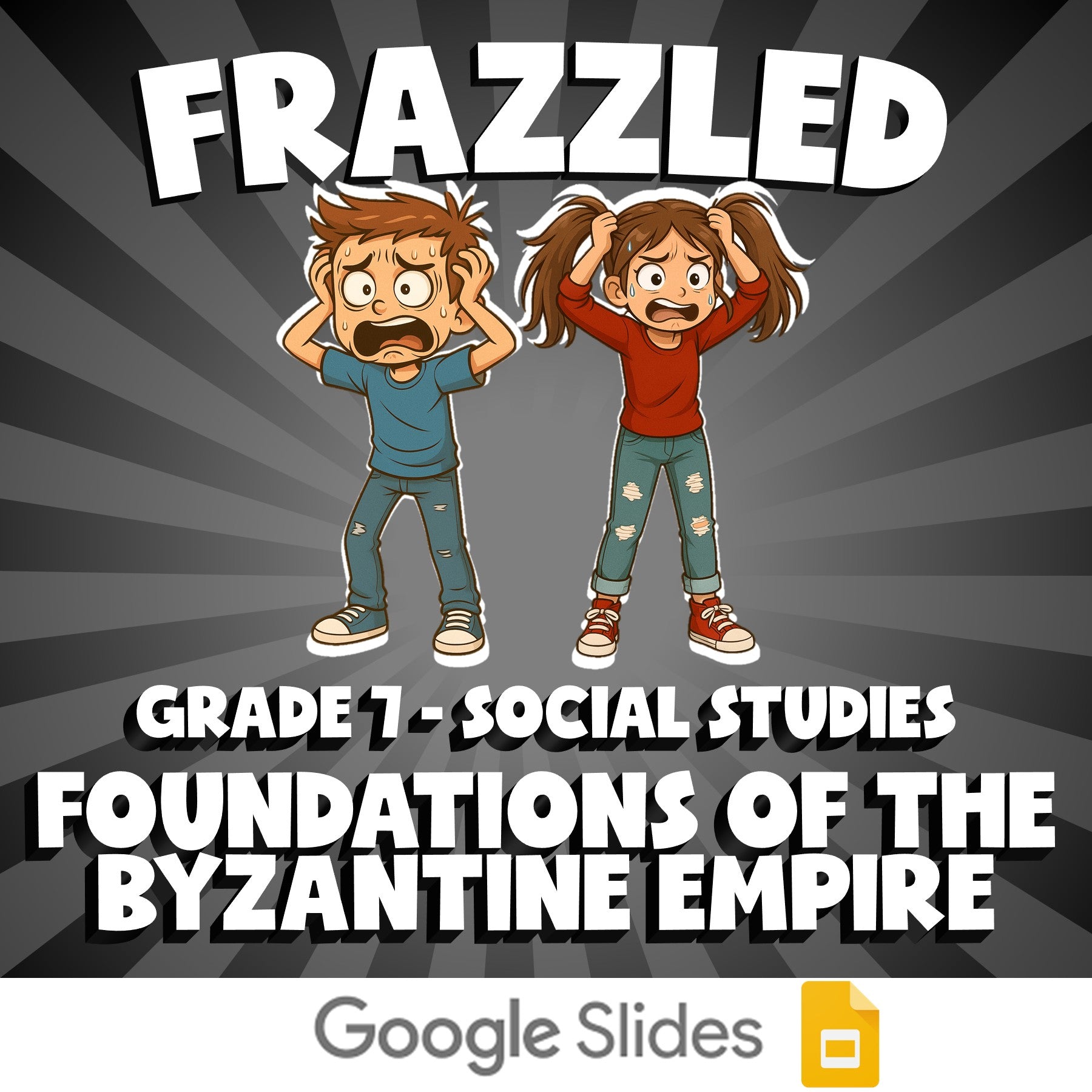 Foundations of the Byzantine Empire FRAZZLED Socials Game - No Prep Grade 7