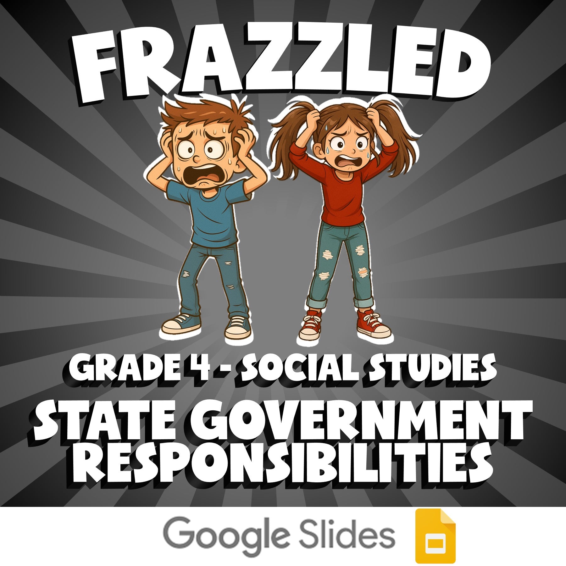 State Government Responsibilities FRAZZLED Socials Game - No Prep Grade 4 Review