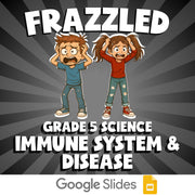 Immune System & Disease FRAZZLED Science Game - No Prep Grade 5 Review Activity