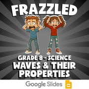 Waves & Their Properties FRAZZLED Science Game - No Prep Grade 8 Review Activity