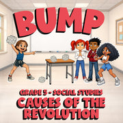Causes of the Revolution BUMP Socials Game - No Prep Grade 5 Review Activity