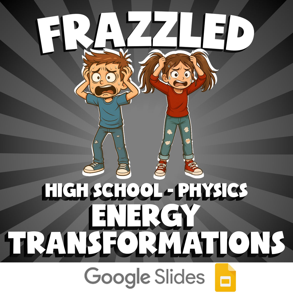 Energy Transformations FRAZZLED Science Game - No Prep Physics Review Activity