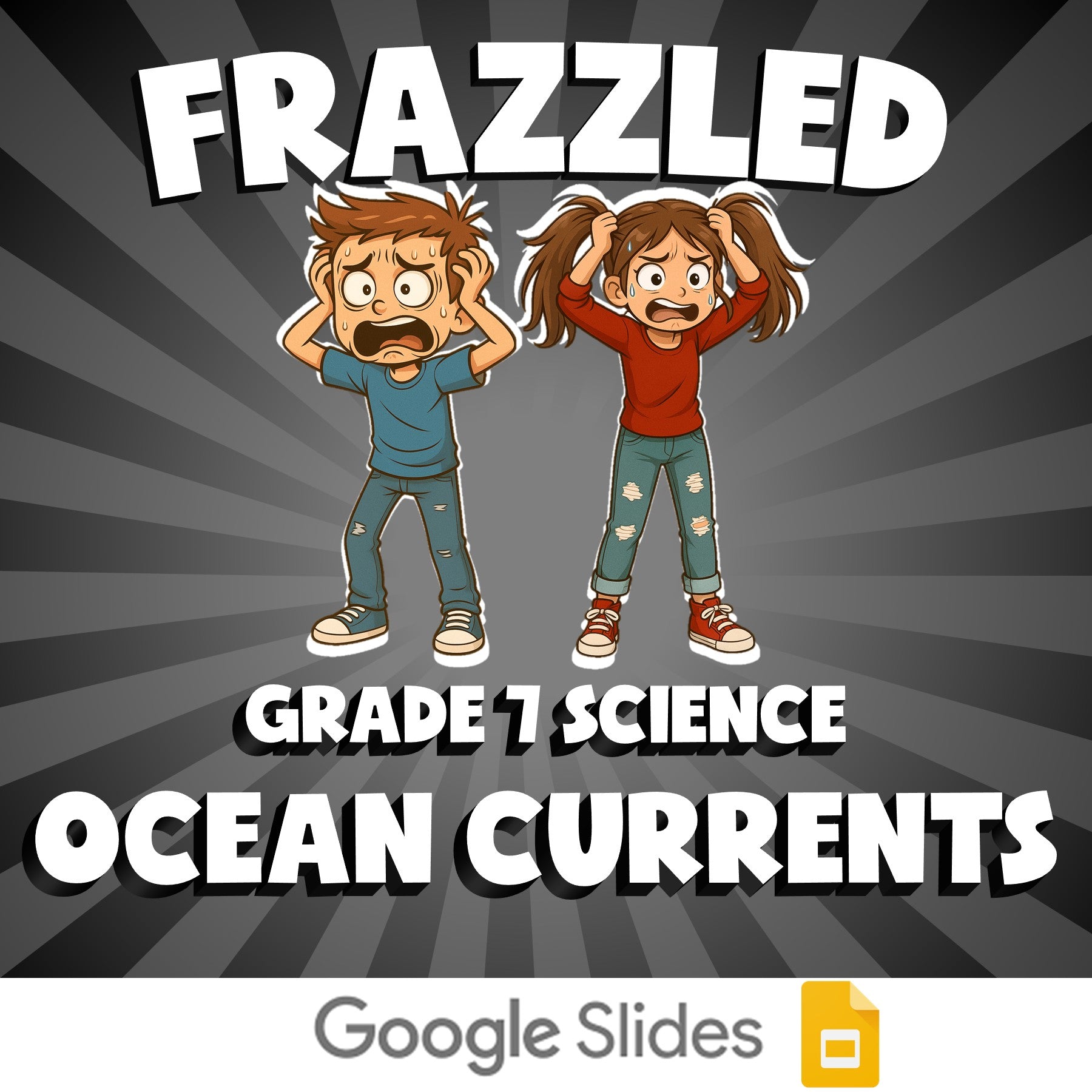 Ocean Currents FRAZZLED Science Game - No Prep Grade 7 Review Activity