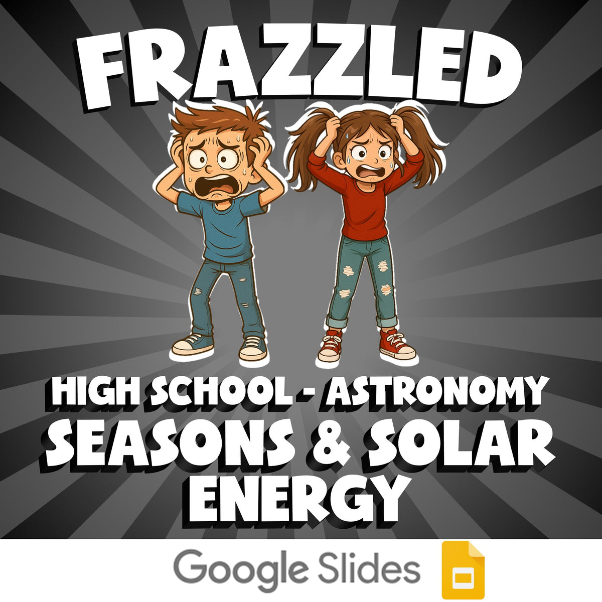 Seasons & Solar Energy FRAZZLED Science Game - No Prep Astronomy Review Activity