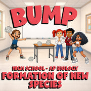 Formation of New Species BUMP Science Game - No Prep AP Biology Review Activity