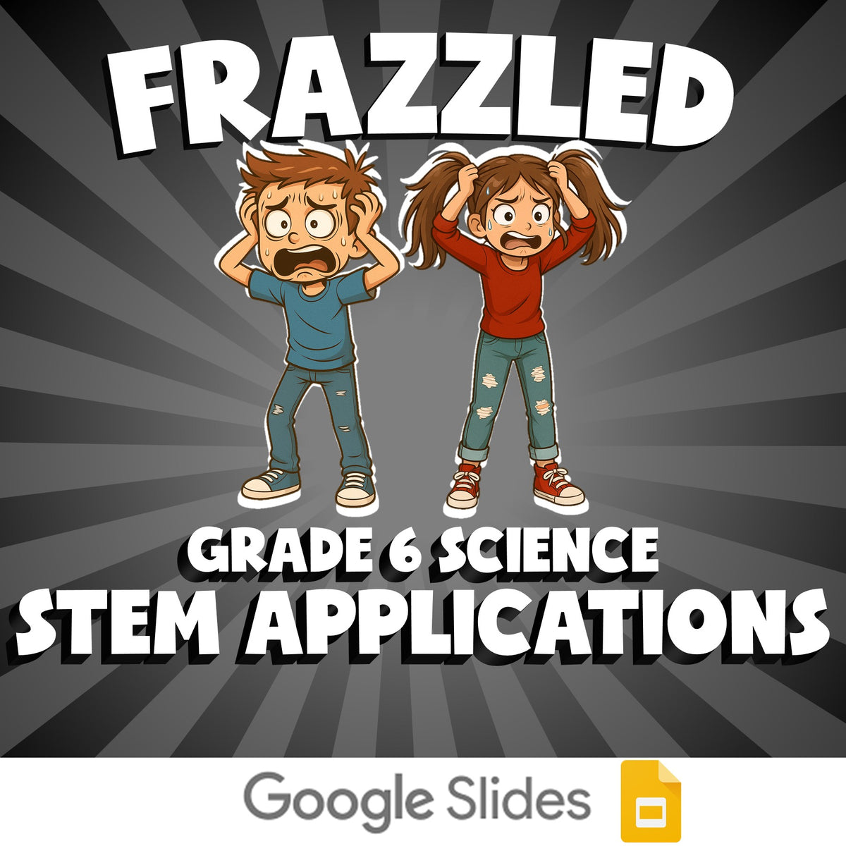 STEM Applications FRAZZLED Science Game - No Prep Grade 6 Review Activity