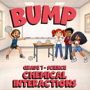 Chemical Interactions BUMP Science Game - No Prep Grade 7 Review Activity