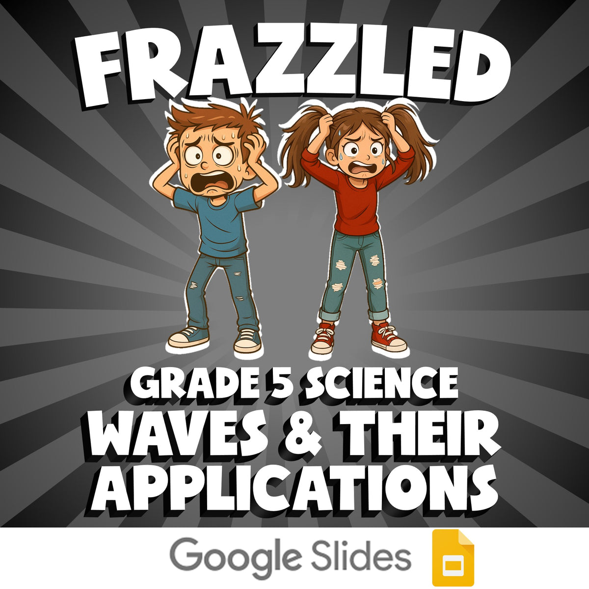 Waves & Their Applications FRAZZLED Science Game - No Prep Grade 5 Review