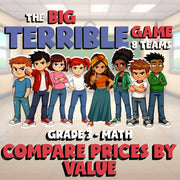 Compare Prices by Value BIG TERRIBLE GAME - No Prep Grade 3 Math Review Activity