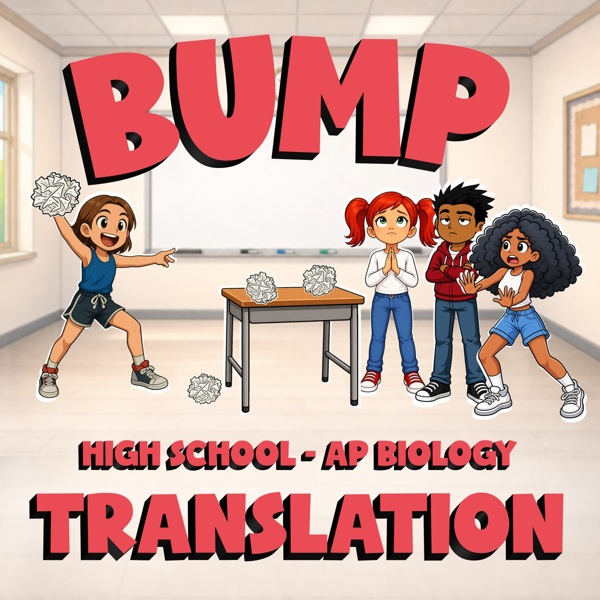 Translation BUMP Science Game - No Prep AP Biology Review Activity