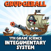 Integumentary System GRUDGEBALL Science Game - No Prep Grade 7 Review Activity