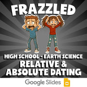 Relative & Absolute Dating FRAZZLED Game - No Prep Earth Science Review Activity