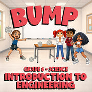 Introduction to Engineering BUMP Science Game - No Prep Grade 6 Review Activity
