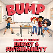 Energy & Sustainability BUMP Science Game - No Prep Grade 9 Review Activity