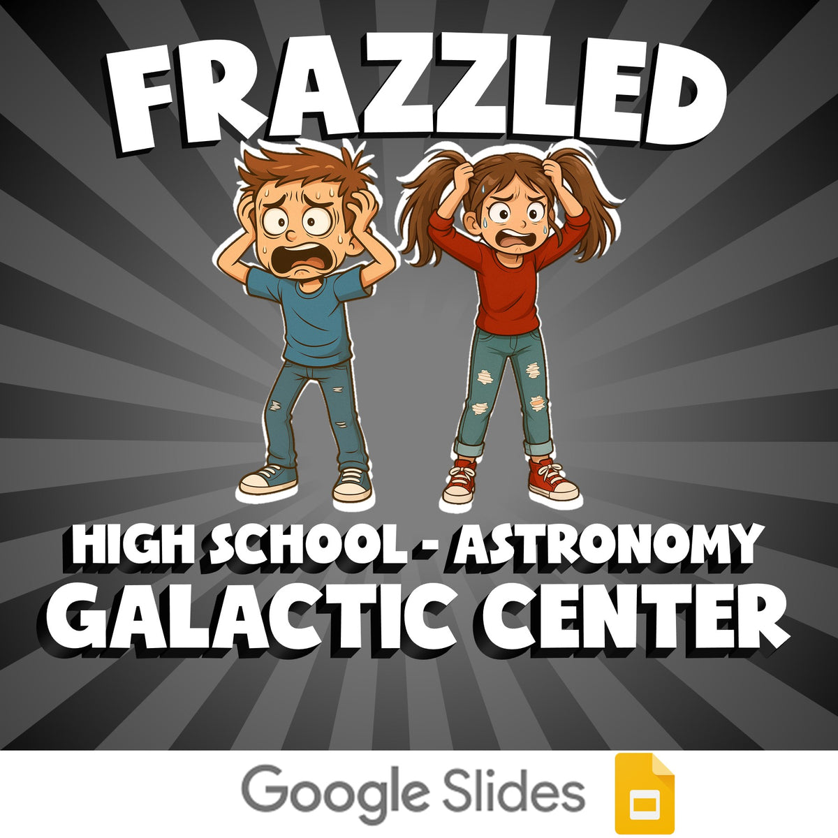 Galactic Center FRAZZLED Science Game - No Prep Astronomy Review Activity