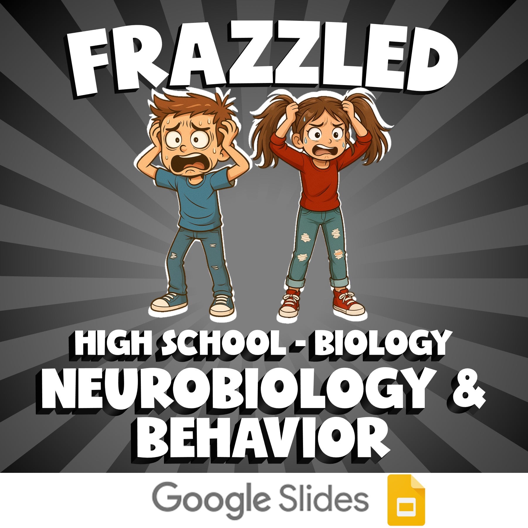 Neurobiology & Behavior FRAZZLED Science Game - No Prep Biology Review Activity