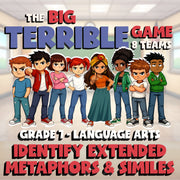 Identify Extended Metaphors & Similes BIG TERRIBLE GAME - Grade 7 ELA Review