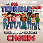 Chords BIG TERRIBLE GAME - No Prep Geometry Math Review Activity