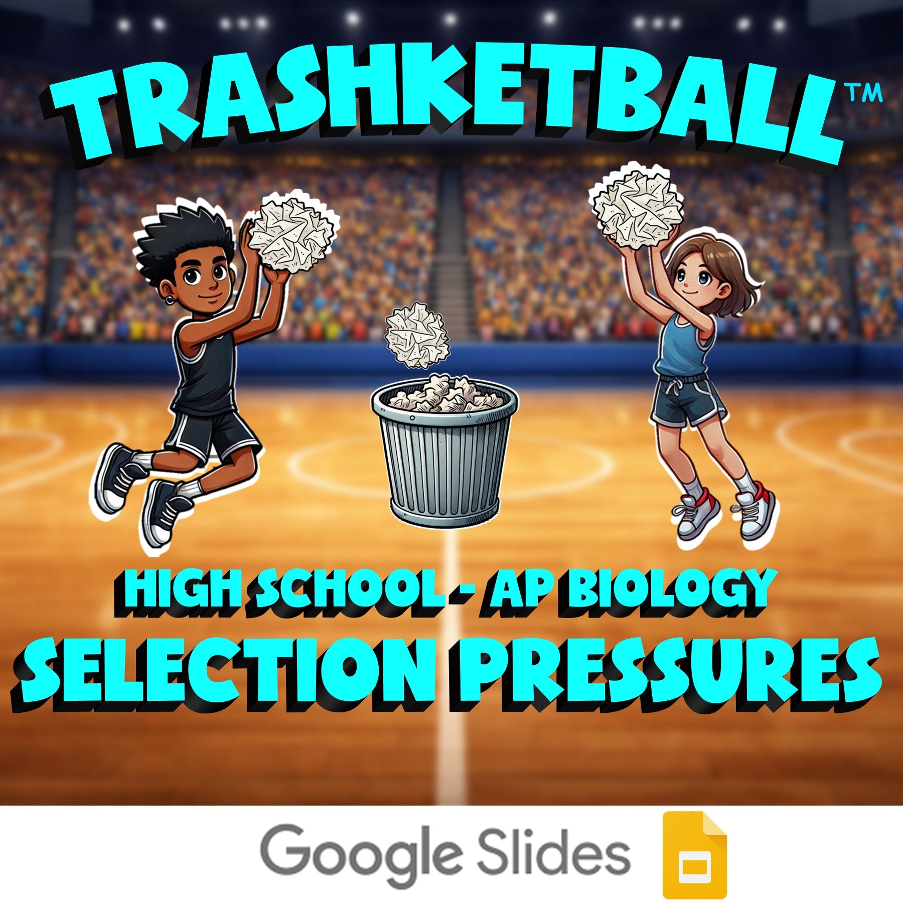 Selection Pressures TRASHKETBALL Science Game - No Prep AP Biology Review