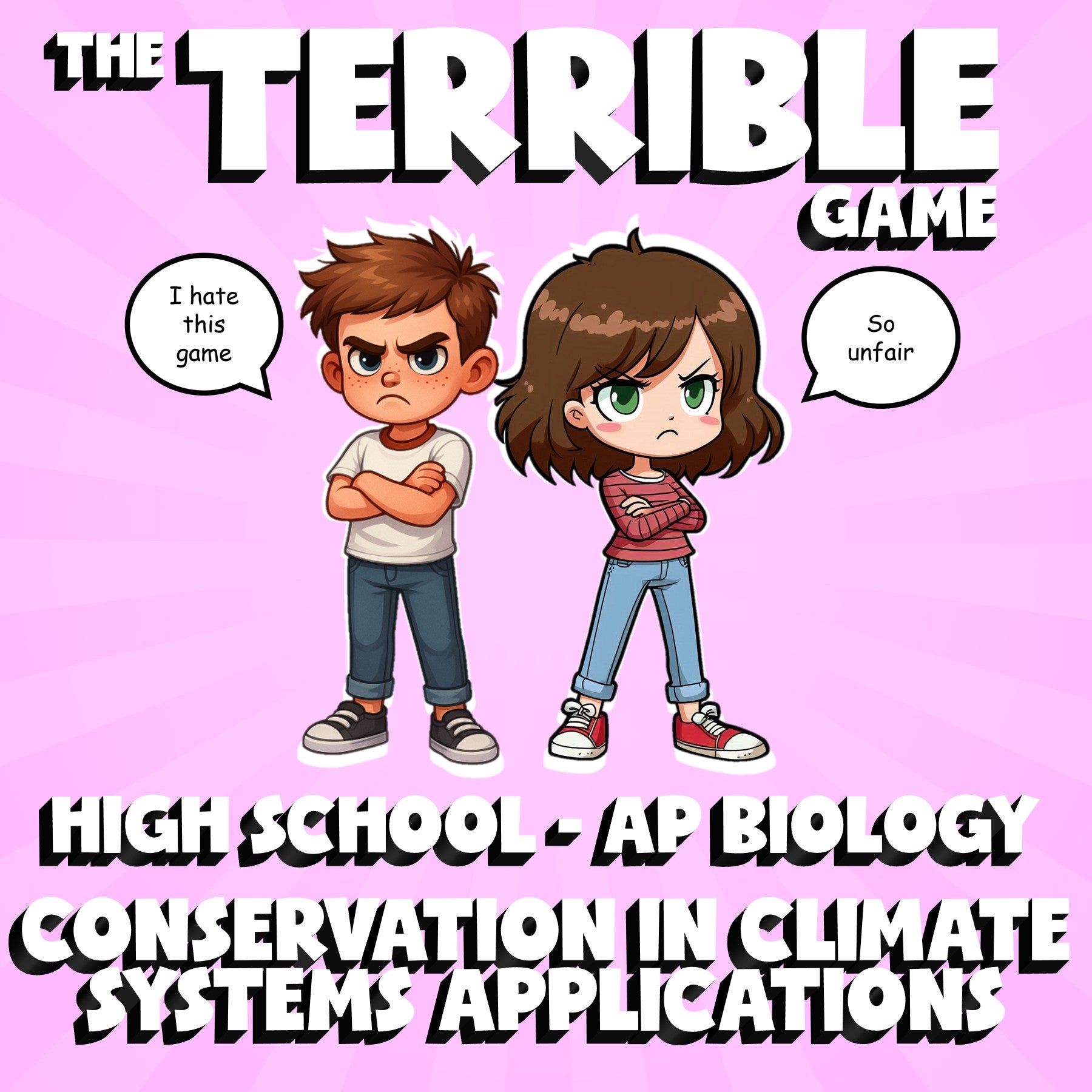 Conservation in Climate Systems Applications THE TERRIBLE GAME - AP Biology
