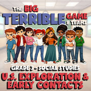 U.S. Exploration & Early Contacts BIG TERRIBLE GAME - Grade 3 Socials Review